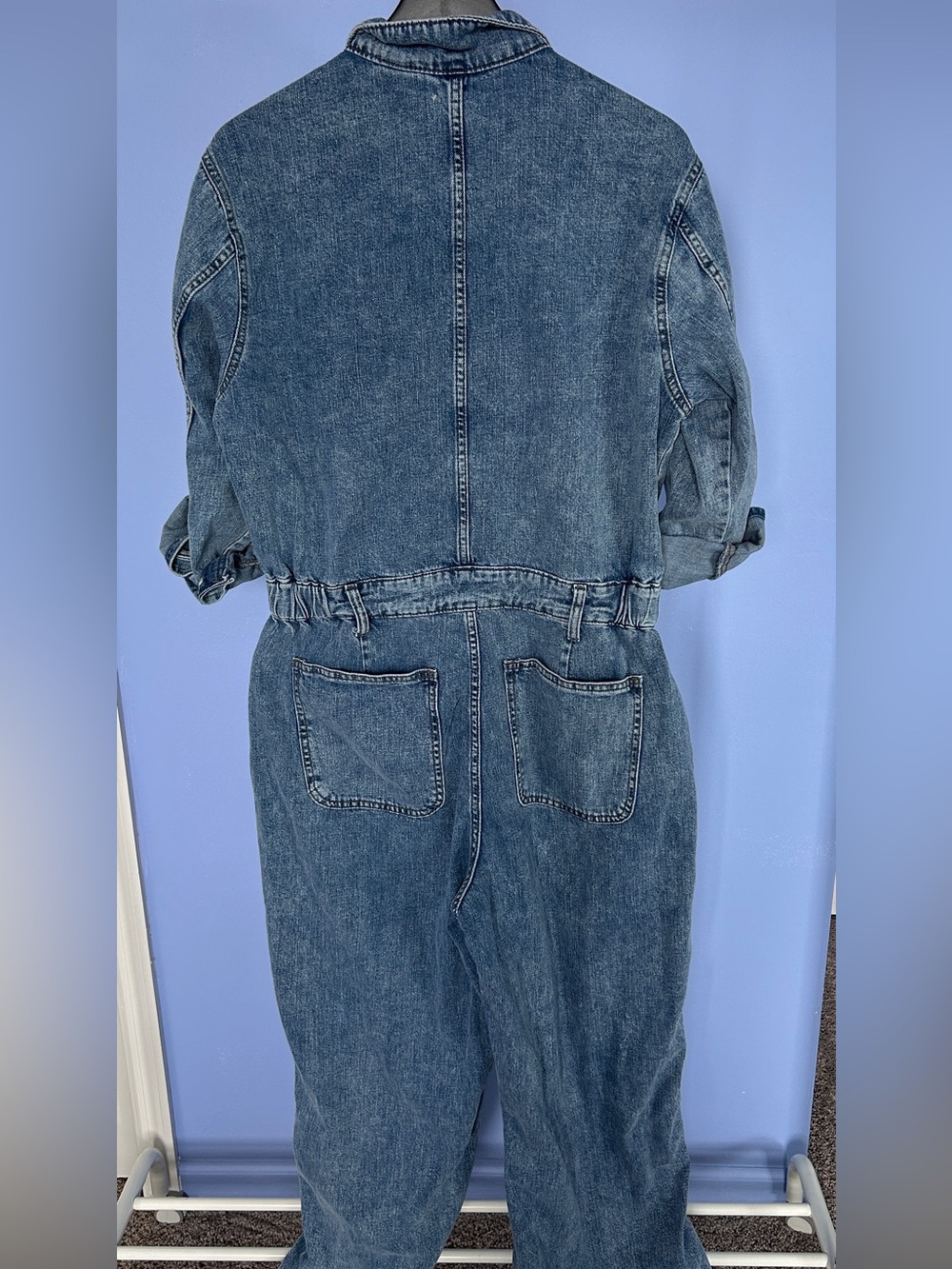 Universal Thread Light Blue Denim Jumpsuit - Picture 2 of 4